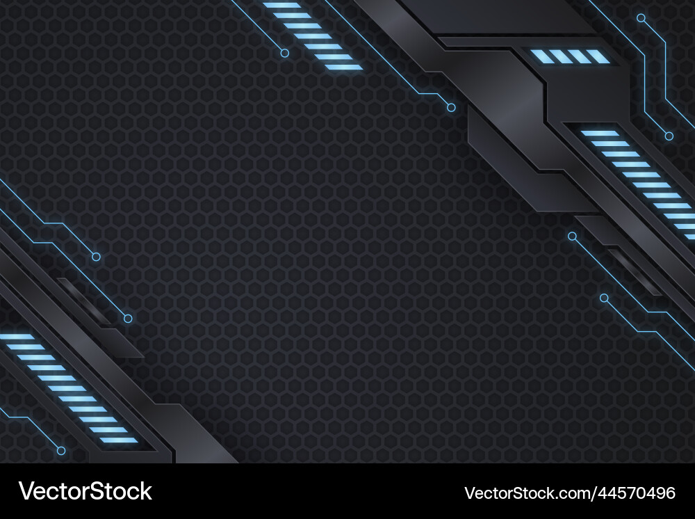Gradient tech futuristic background design Gradient tech futuristic background design Vector Image