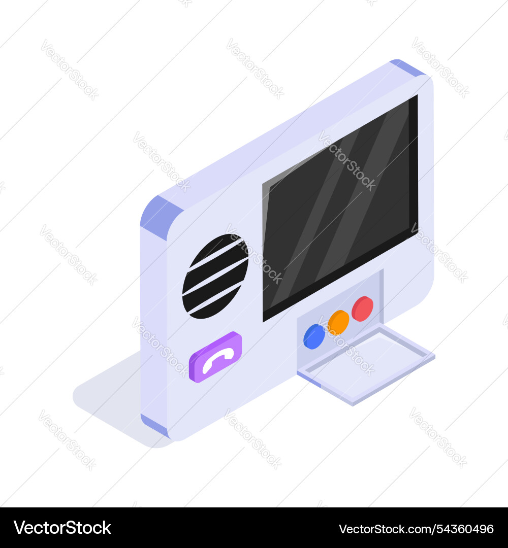 Intercom vector image