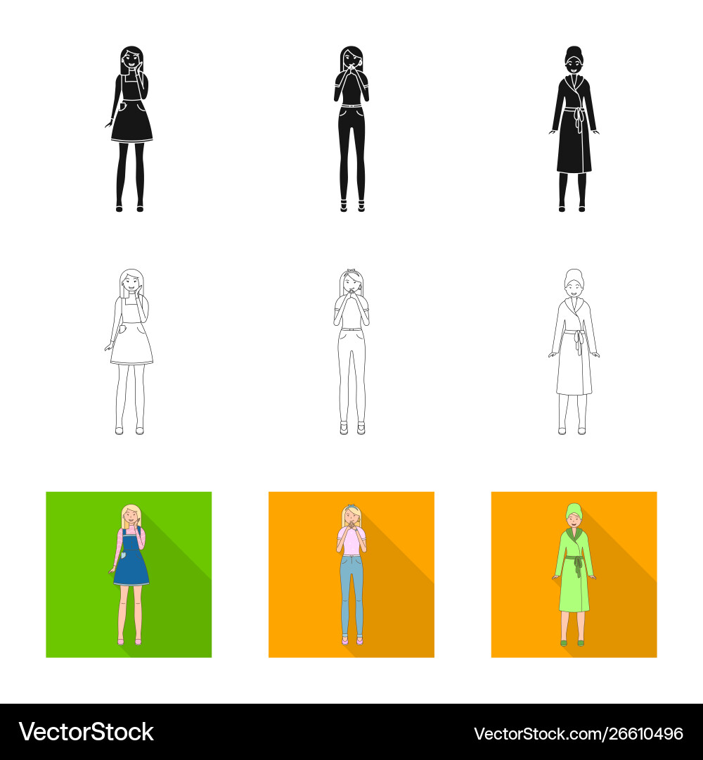 Isolated object posture and mood symbol set Isolated object posture and mood symbol set Vector Image