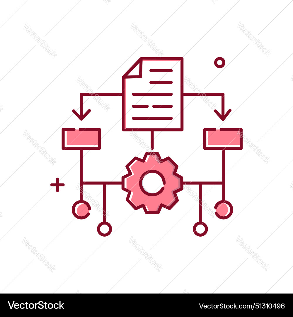 Machine learning ml icon design Vector Image