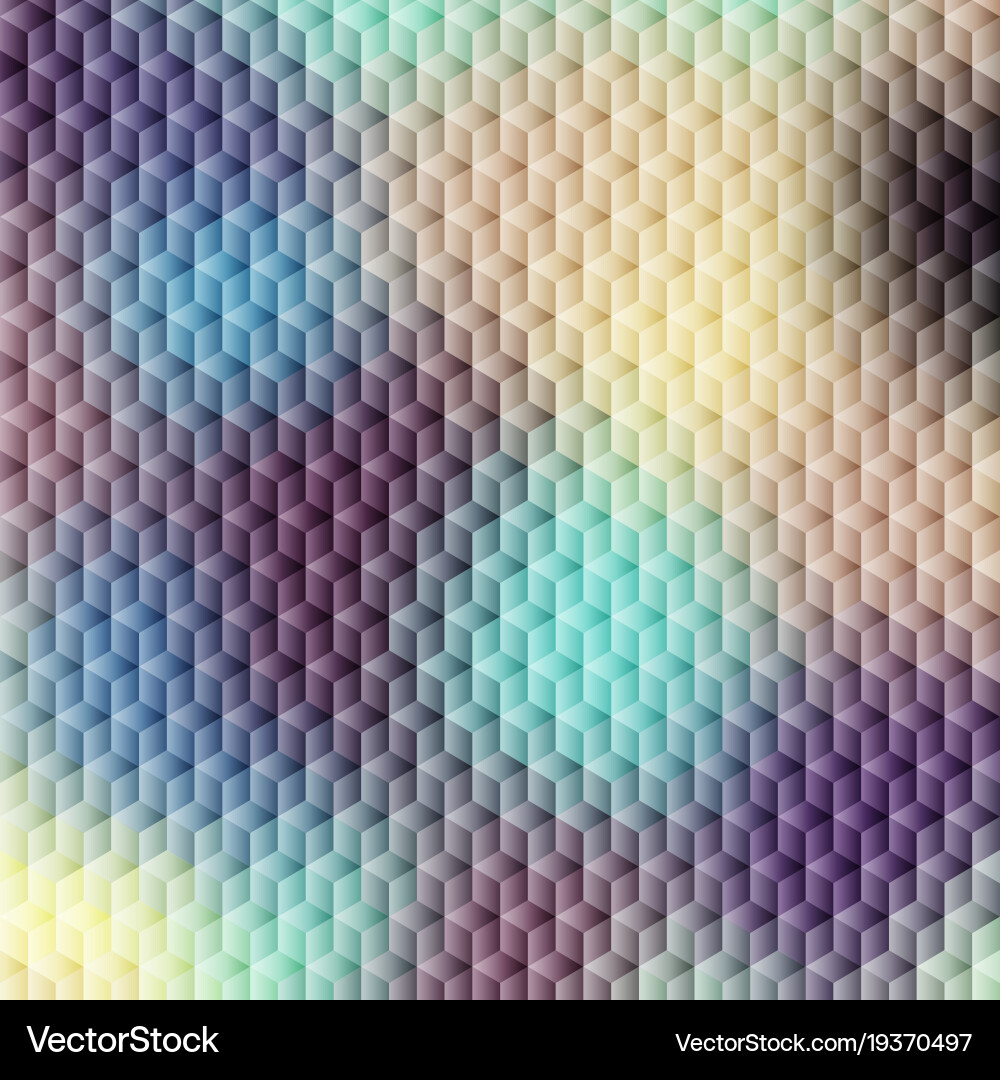 Cube Pattern Abstract Background vector image