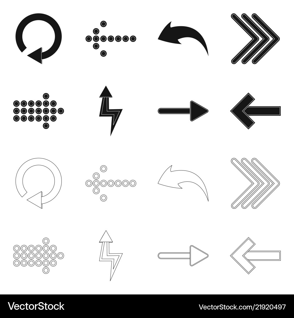 Design of element and arrow sign Design of element and arrow sign vector image