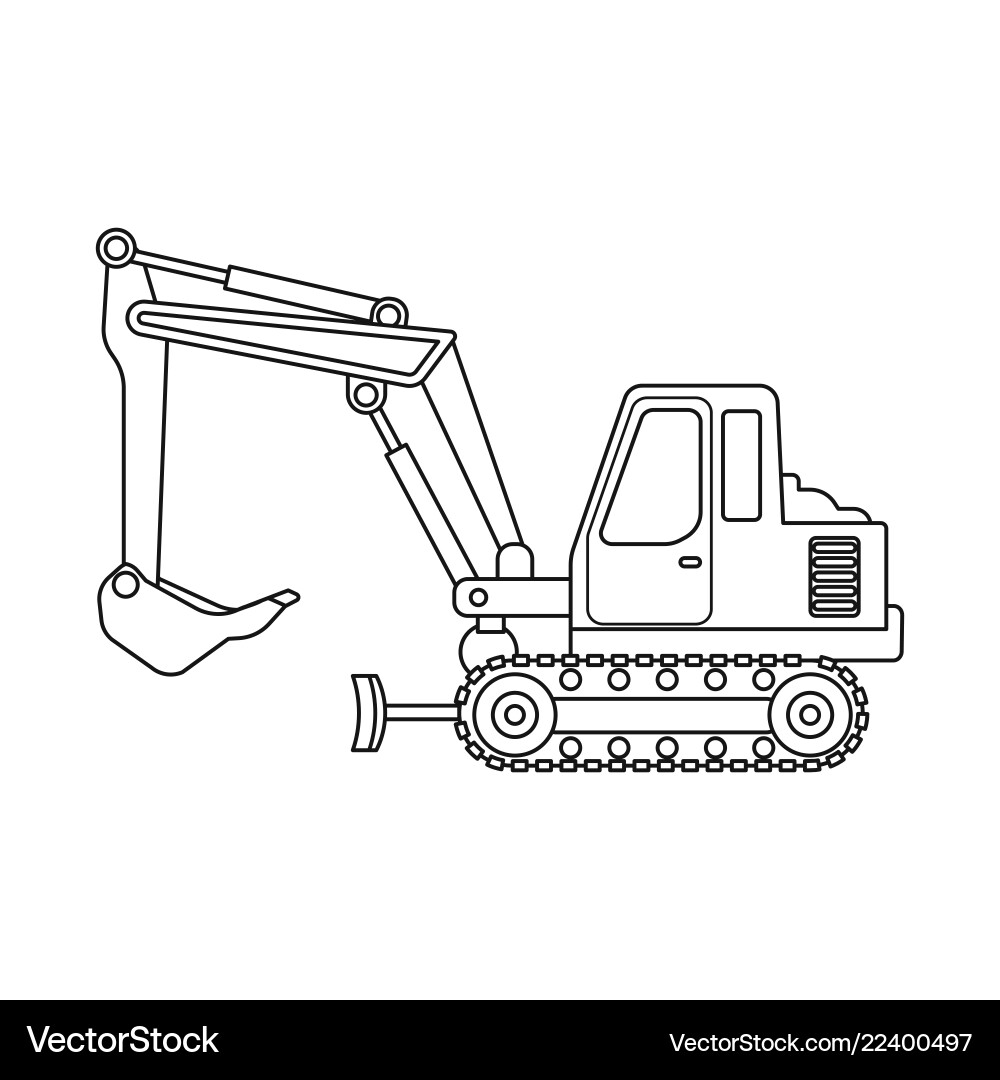 Isolated object of build and construction symbol vector image