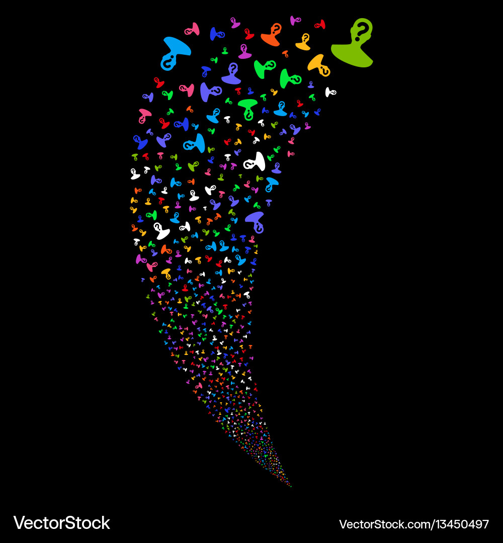 Unknown person random stream Unknown person random stream vector image