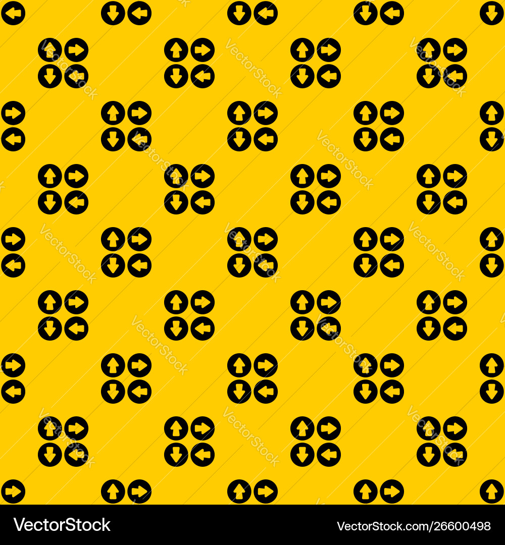 Arrow set pattern Arrow set pattern vector image