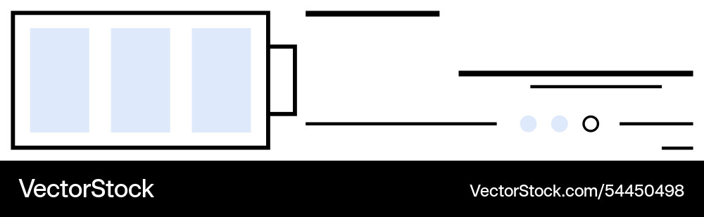 Battery charging with level indicator and progress Battery charging with level indicator and progress Vector Image