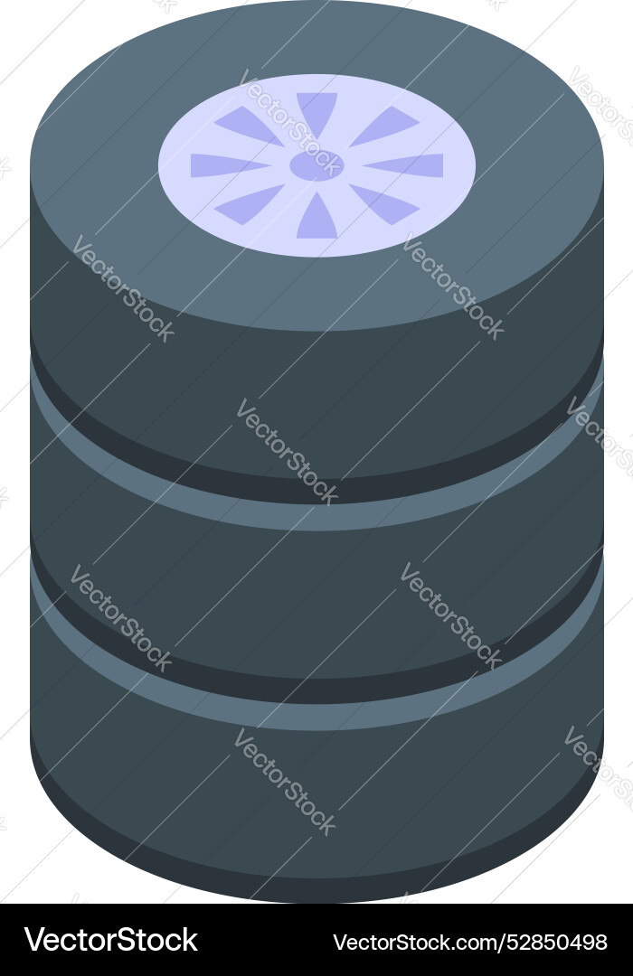 Big data storage system being represented Big data storage system being represented vector image