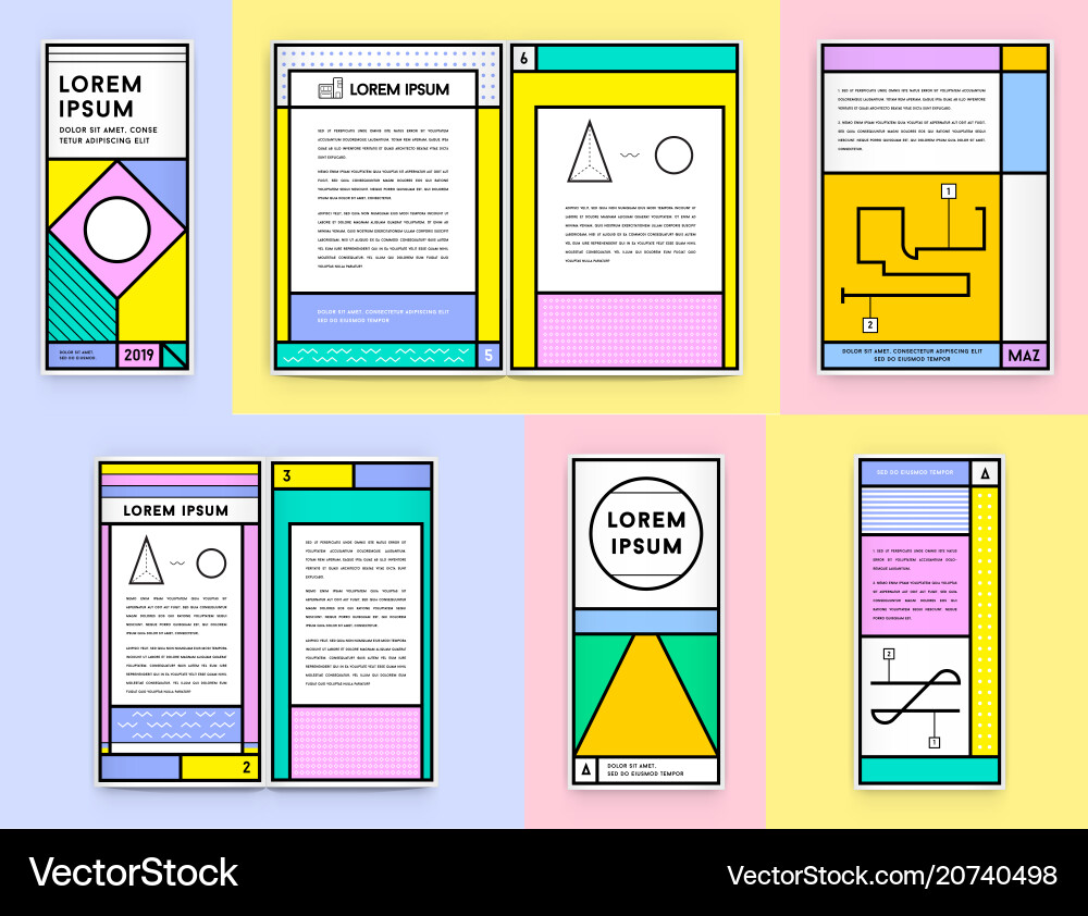 Big set visual identity in trendy new fat line Big set visual identity in trendy new fat line Vector Image