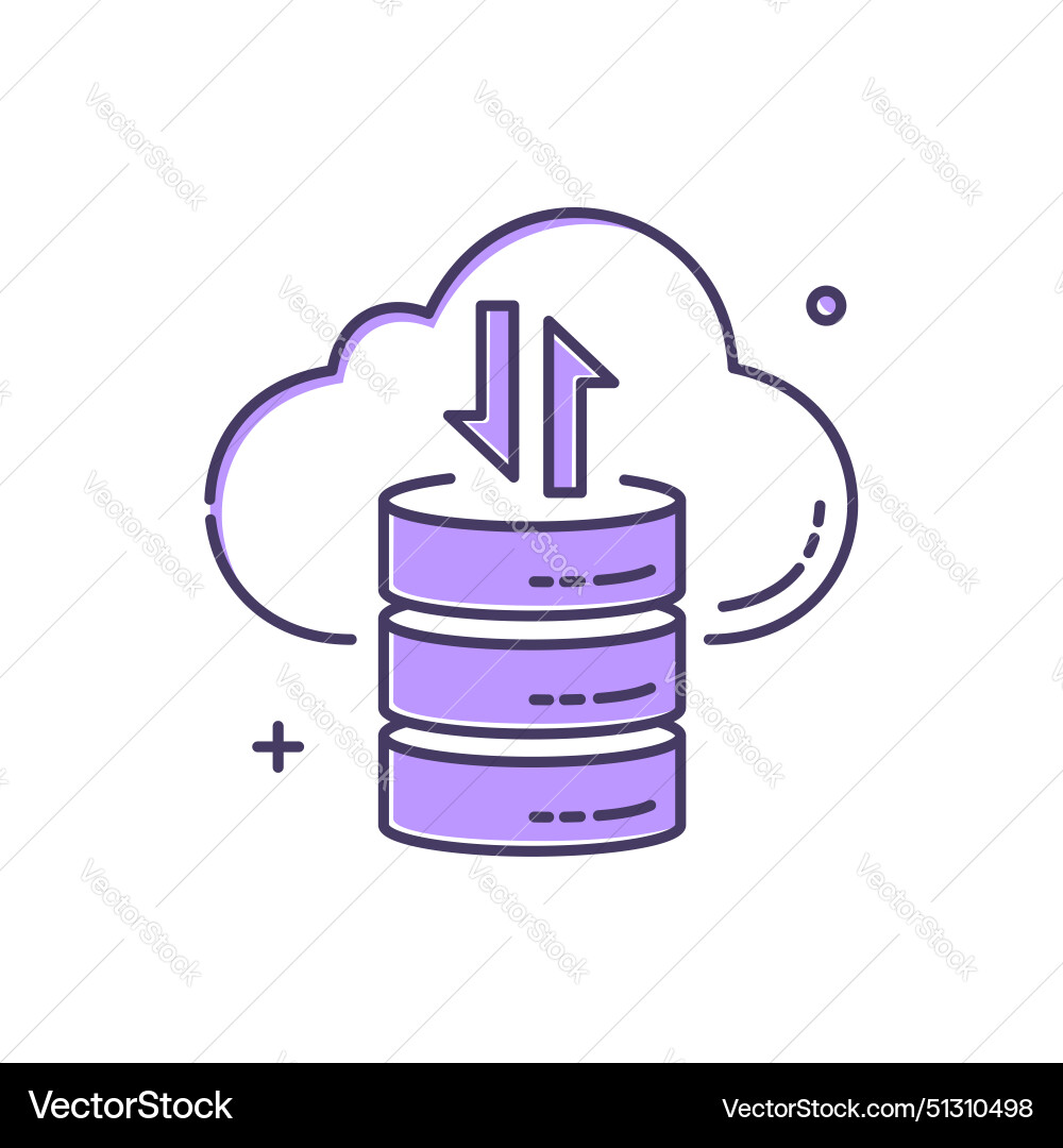 Data science analysis mining icon vector image