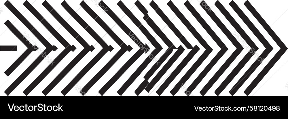 Dynamic Chevron Arrow Pattern Vector Image