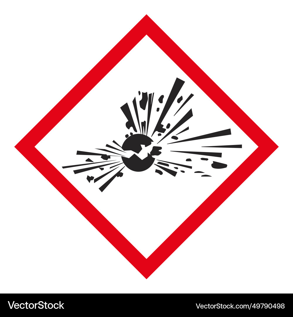 Explosion exploding bomb Explosion exploding bomb vector image