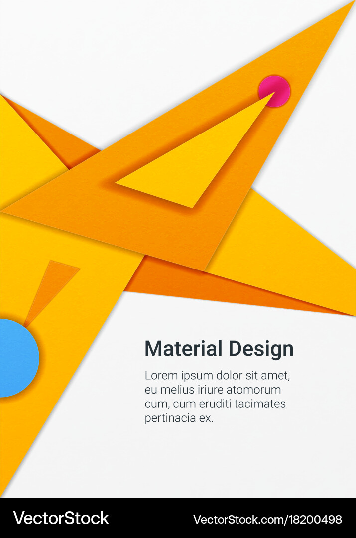 Material design background vector image
