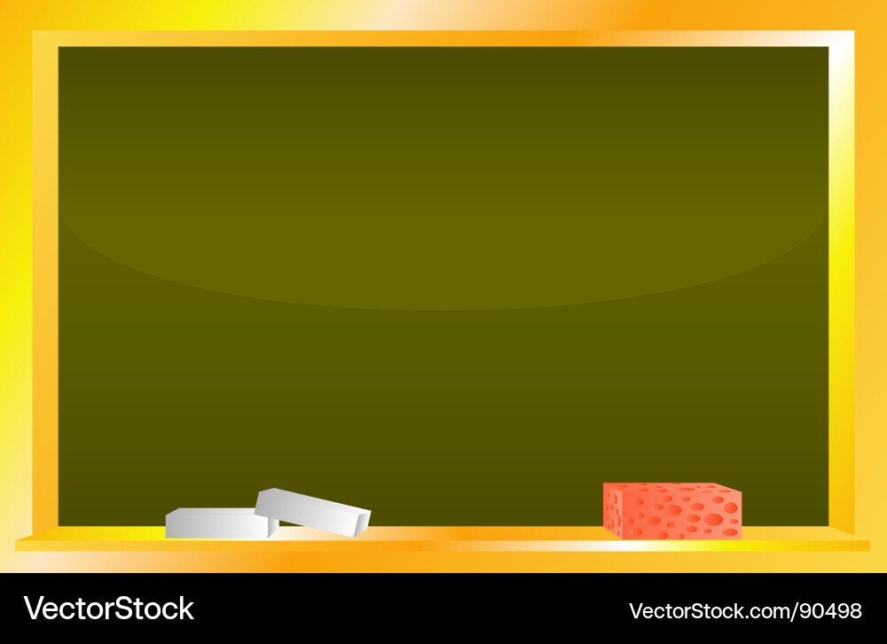 School Chalkboard Classroom Vector Image