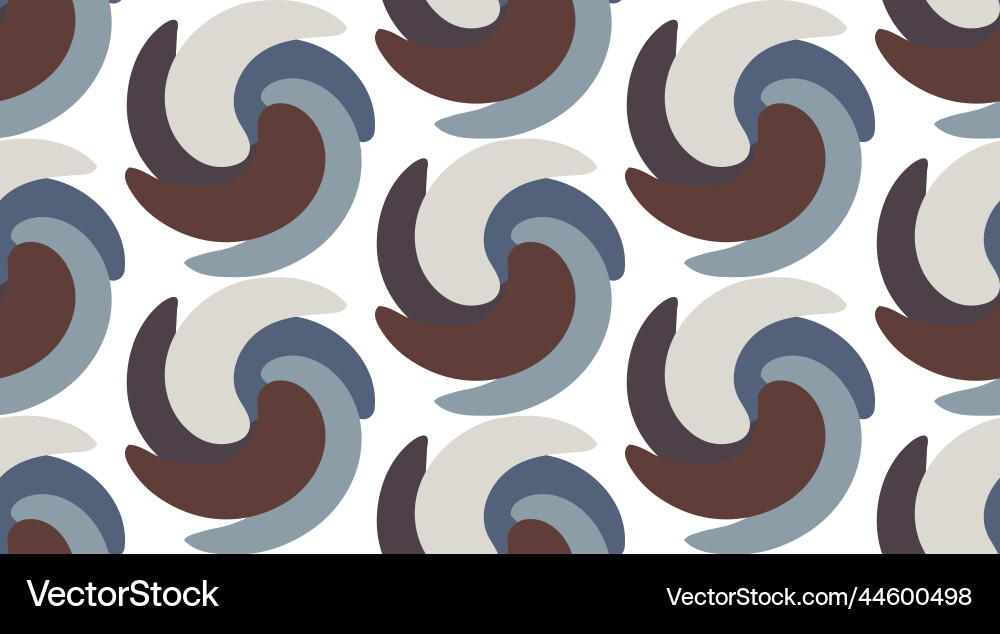 Seamless pattern of simple shape brown gray Seamless pattern of simple shape brown gray Vector Image