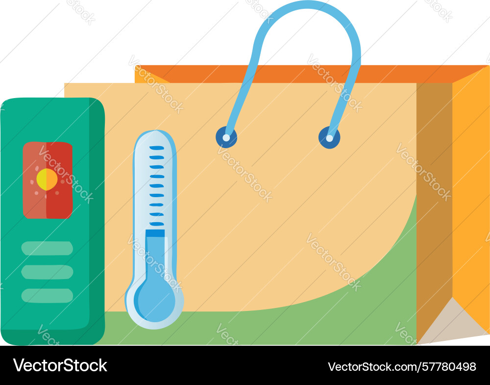 Temperature controlled delivery or perishable Vector Image