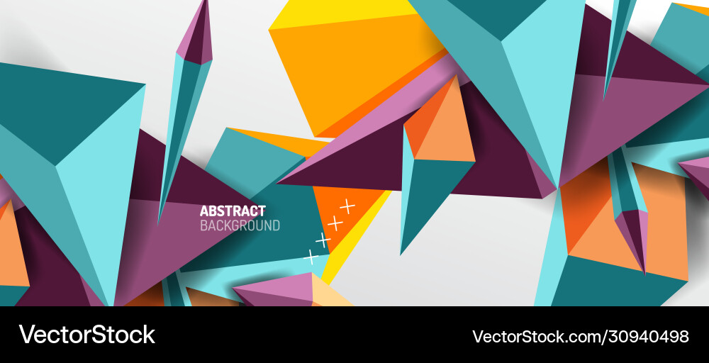 Trendy simple triangle abstract background Trendy simple triangle abstract background Vector Image
