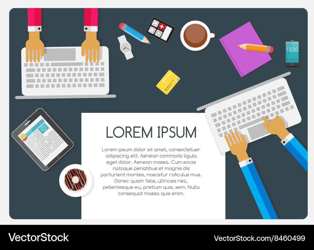 Abstract background on business theme with empty vector image
