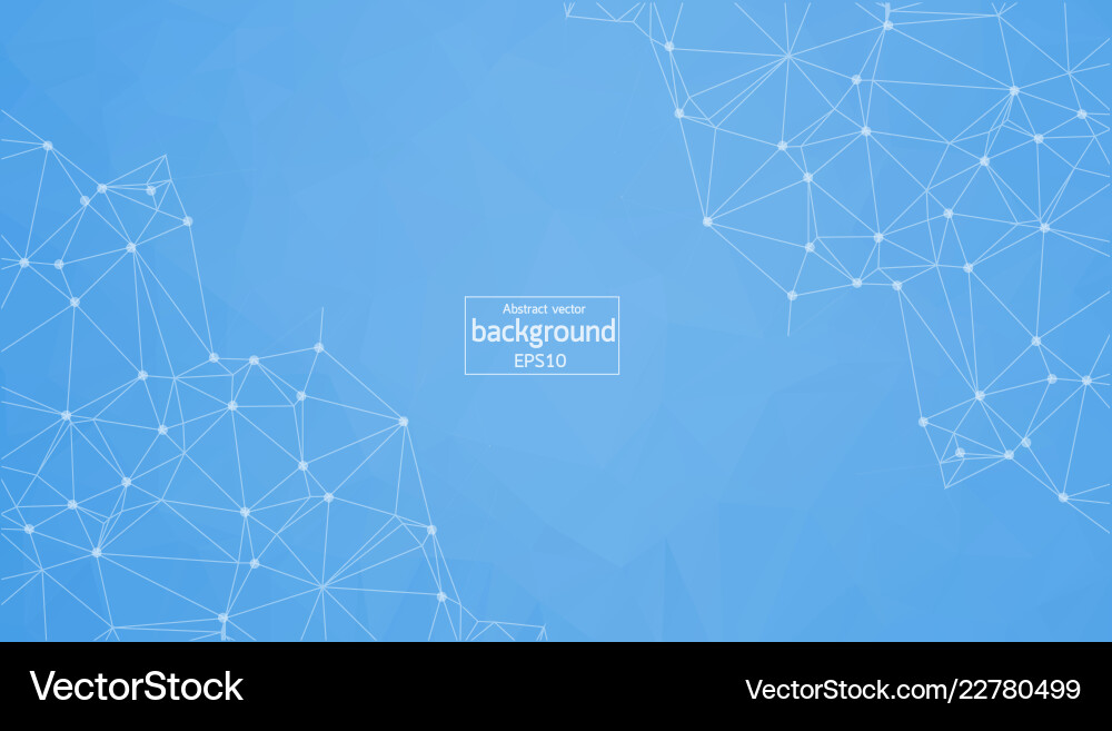 Abstract blue geometric polygonal background Abstract blue geometric polygonal background vector image