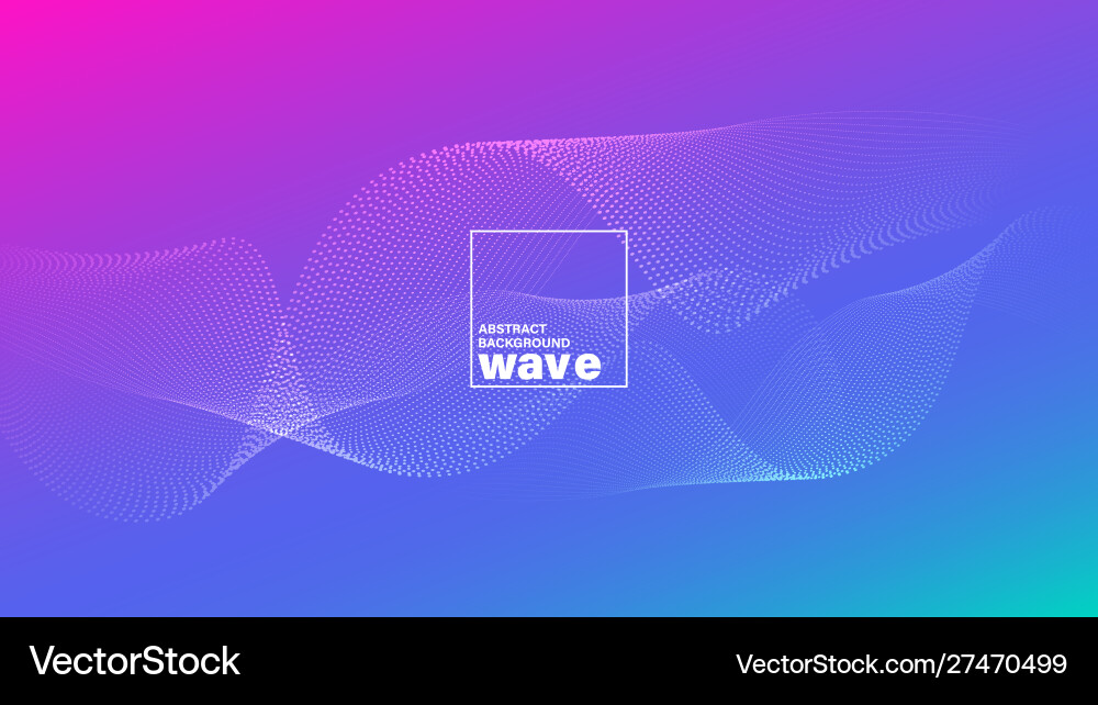 Abstract Wave Gradient Background vector image