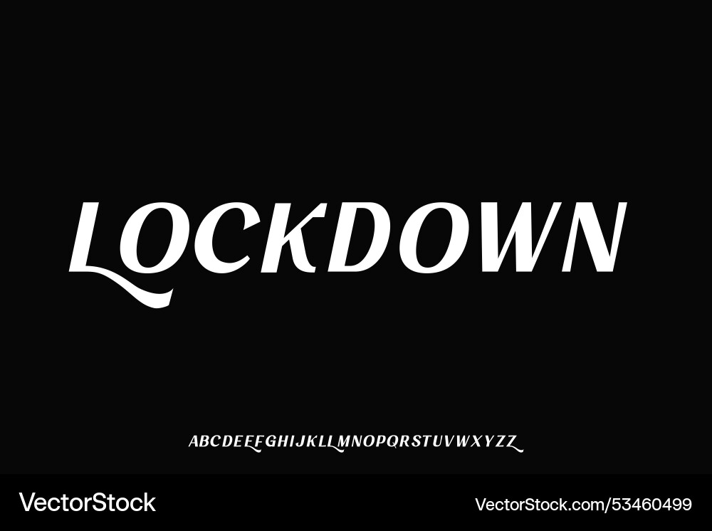 Display alphabet font design suitable Display alphabet font design suitable vector image