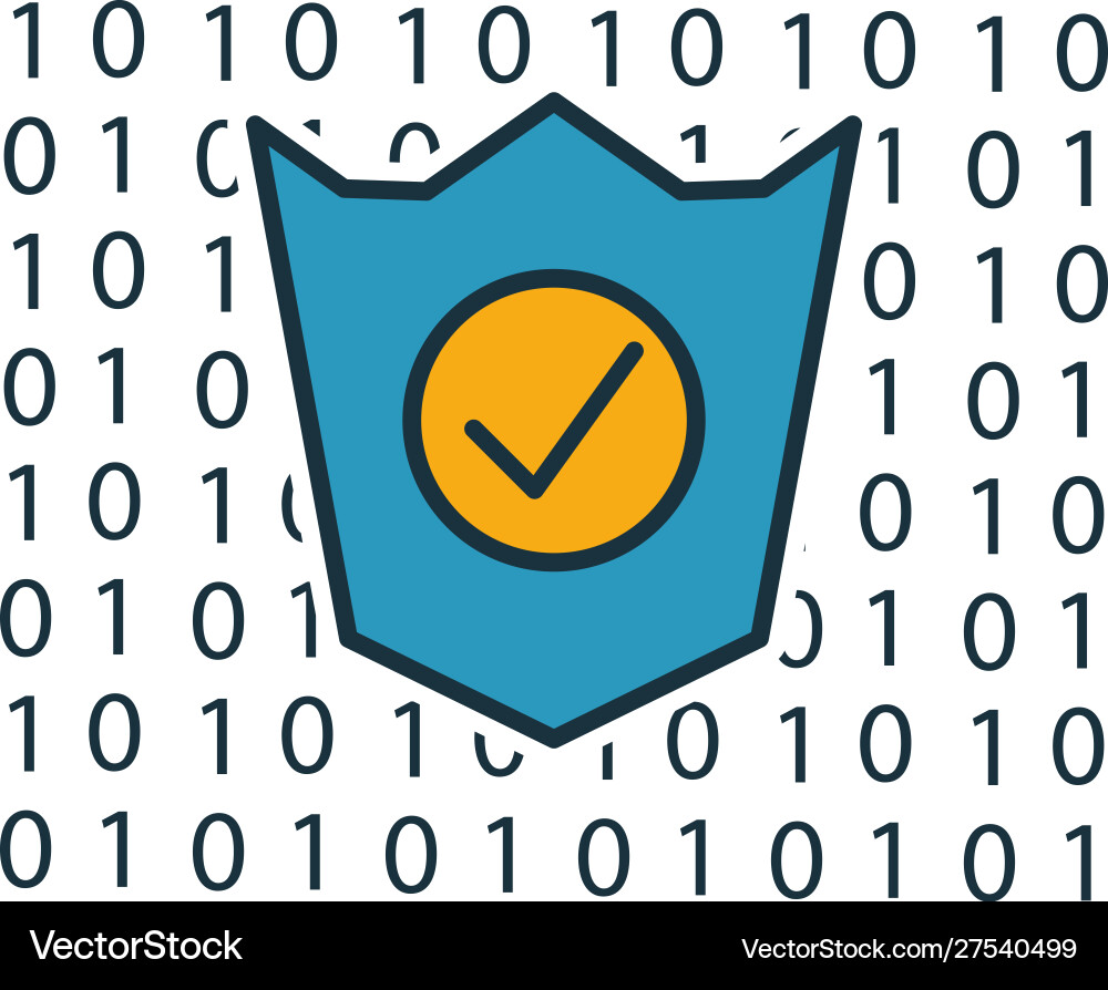 Encrypted icon set four elements in different Encrypted icon set four elements in different vector image