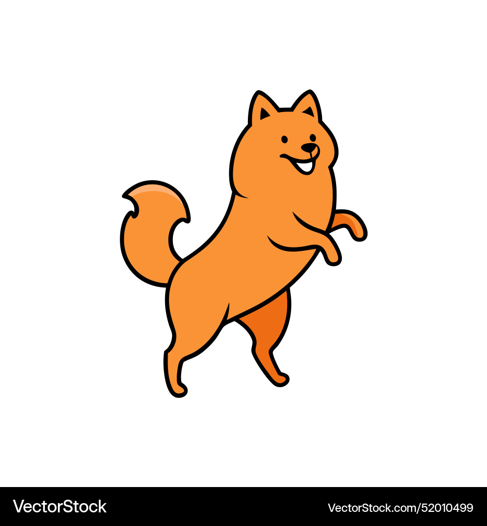 English pointer dog learns icon Vector Image