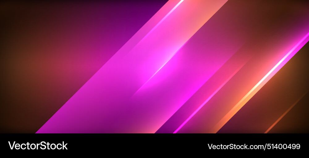 Neon dynamic diagonal light rays background Neon dynamic diagonal light rays background Vector Image