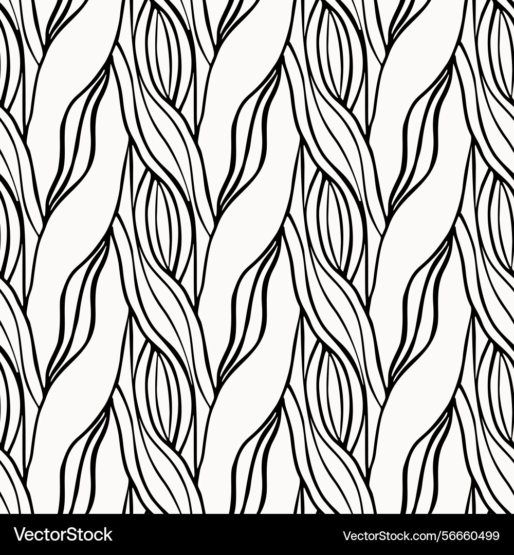 Seamless pattern with a simple abstract drawing vector image