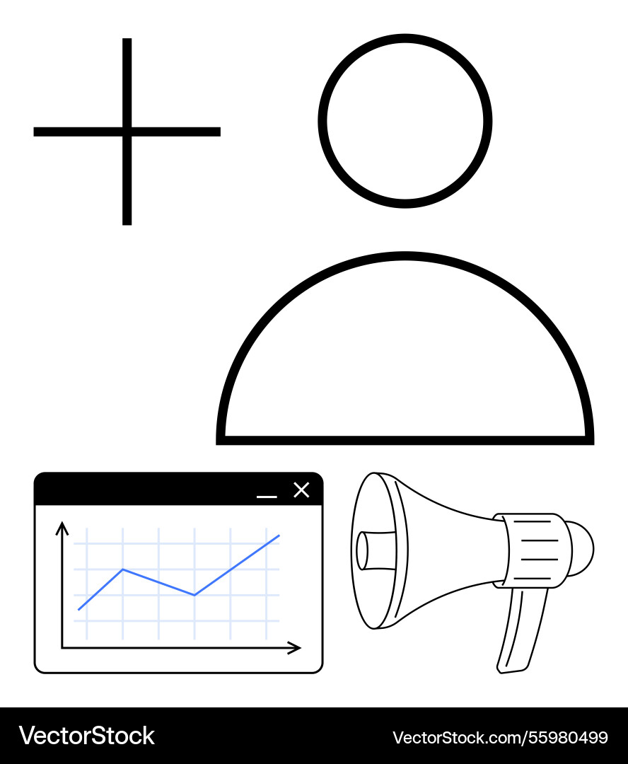 User profile expansion with data analytics User profile expansion with data analytics vector image