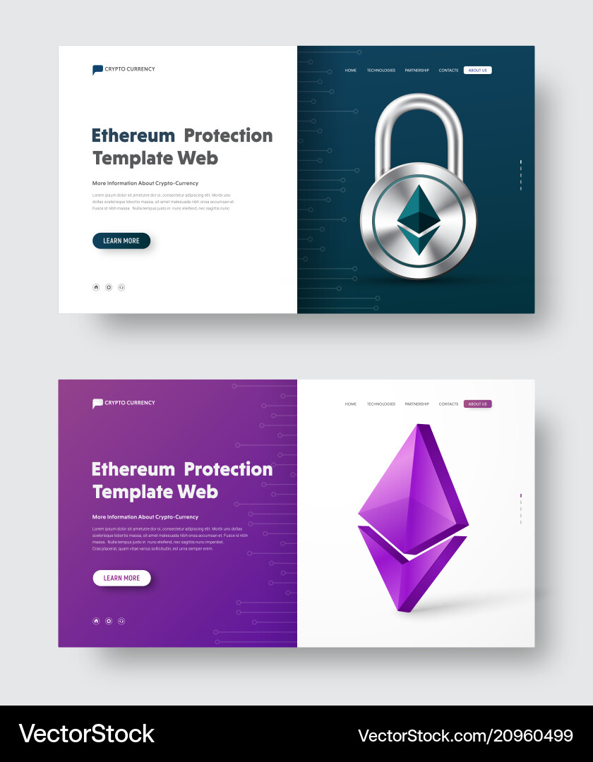 Web banner design with padlock and 3d coin Web banner design with padlock and 3d coin vector image