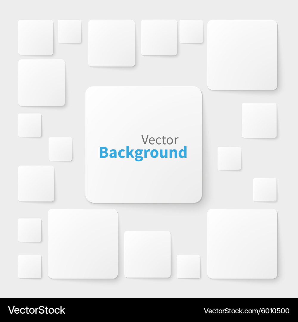 Abstract background and texture with squares vector image