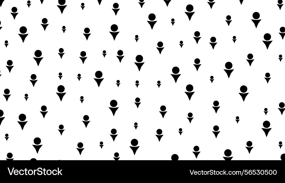 Abstract geometric repeat pattern on white Abstract geometric repeat pattern on white vector image