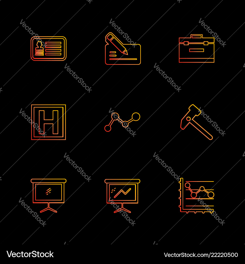 Chart graph percentage navigation share eps vector image