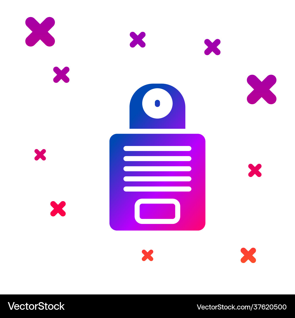 Color intercom icon isolated on white background vector image