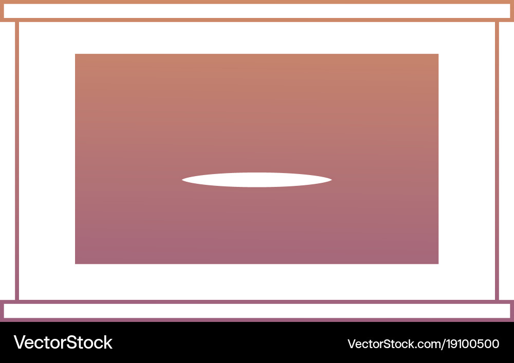 Drawer icon image vector image