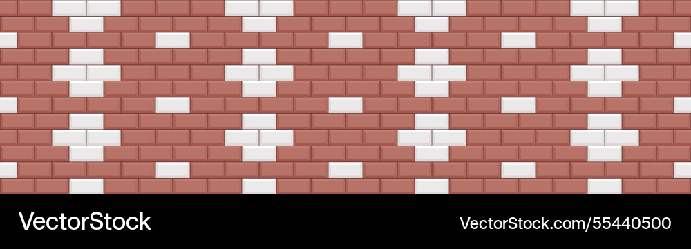 Tile background subway seamless brick wall Tile background subway seamless brick wall vector image