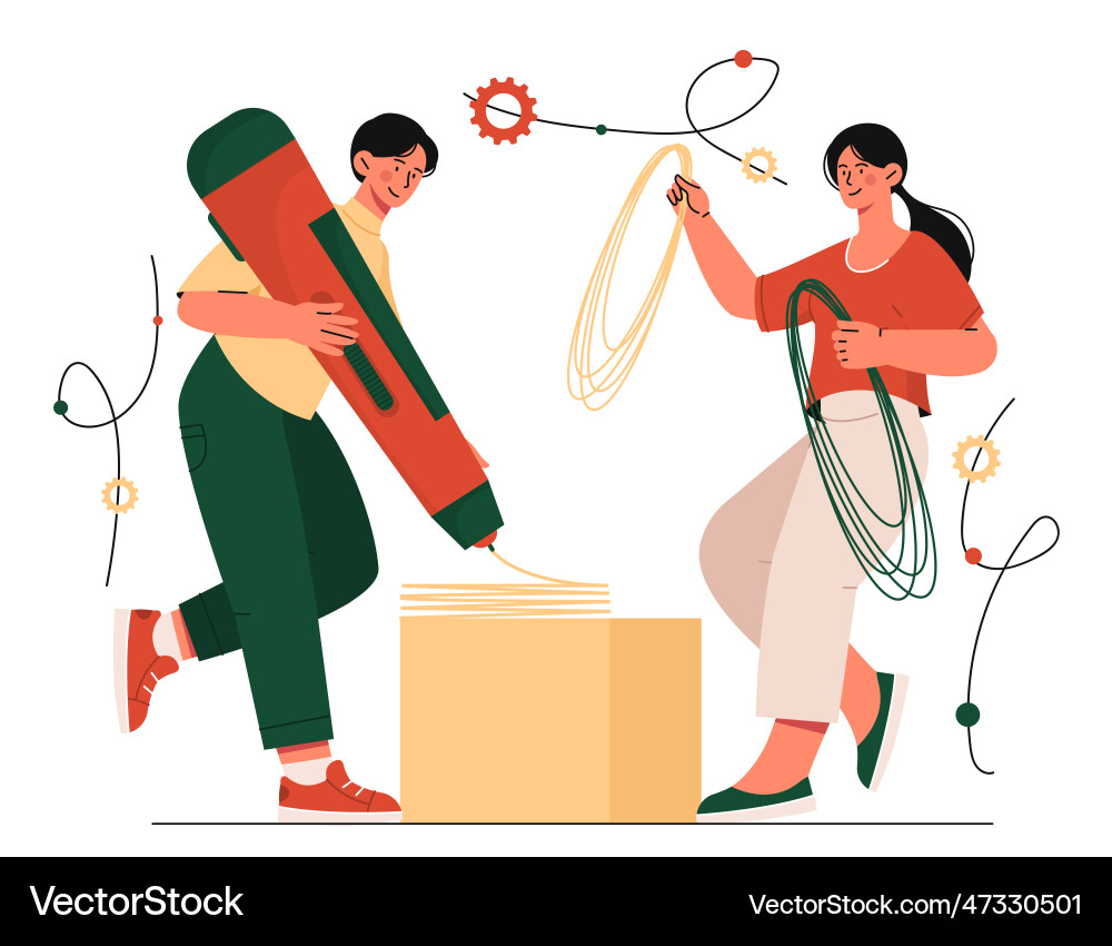 Development of layout vector image