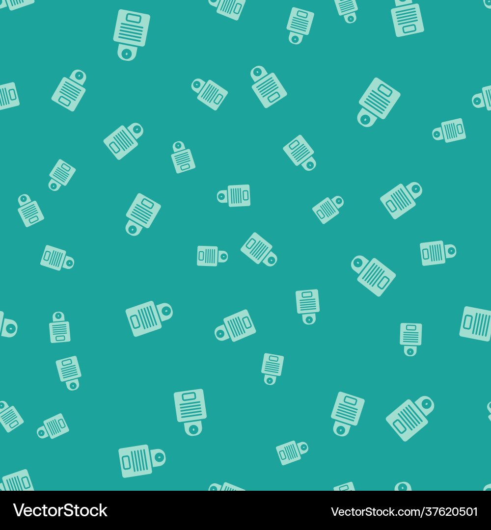 Green intercom icon isolated seamless pattern Green intercom icon isolated seamless pattern vector image