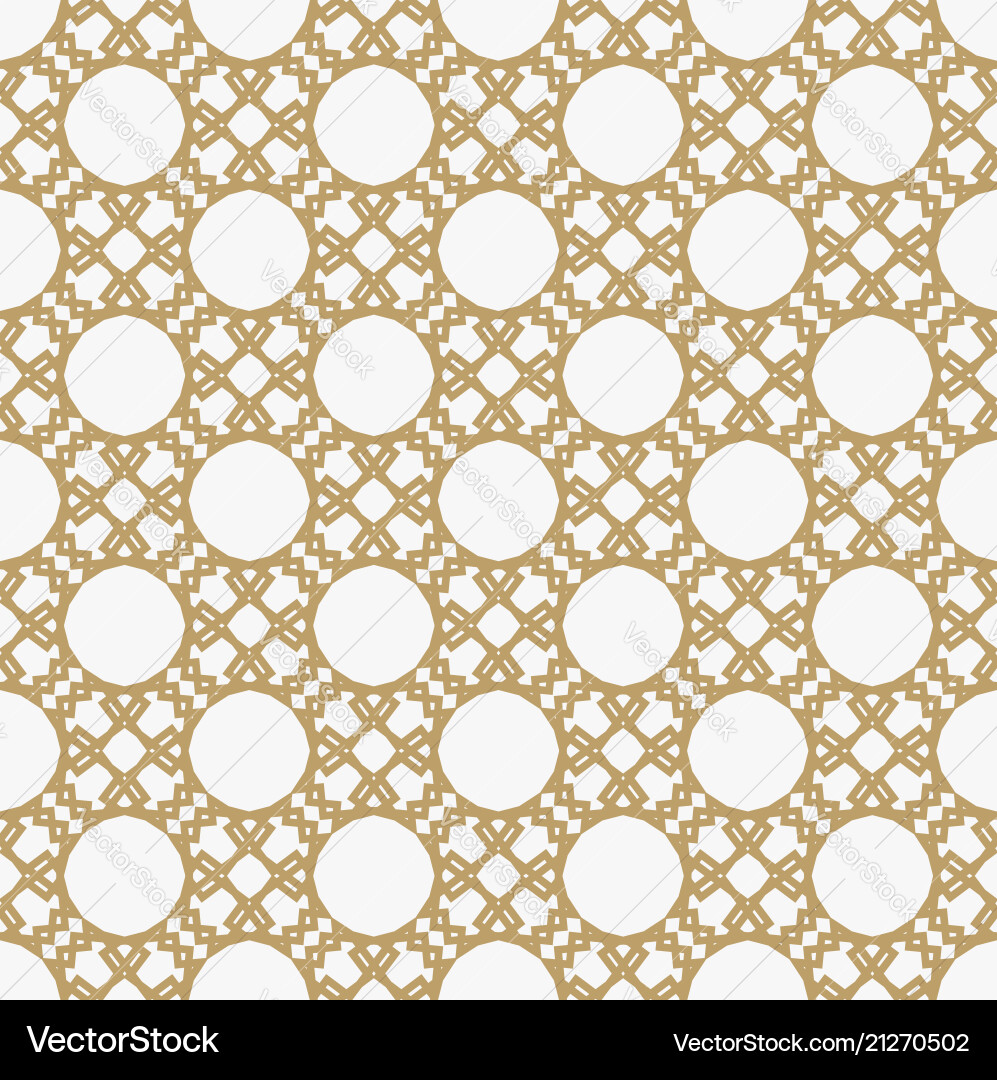 Abstract geometric decoration pattern with lines Vector Image