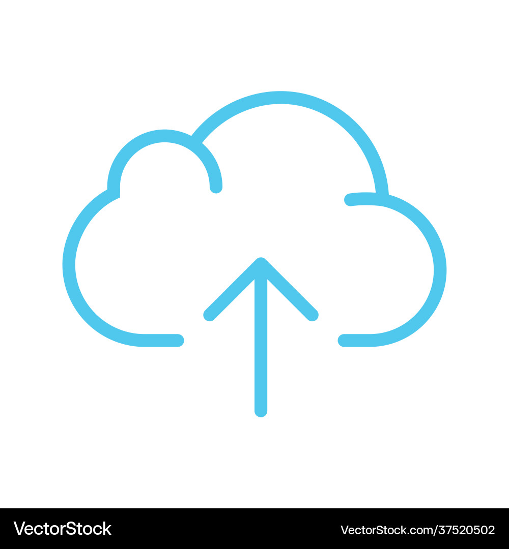 Cloud computing icon design vector image