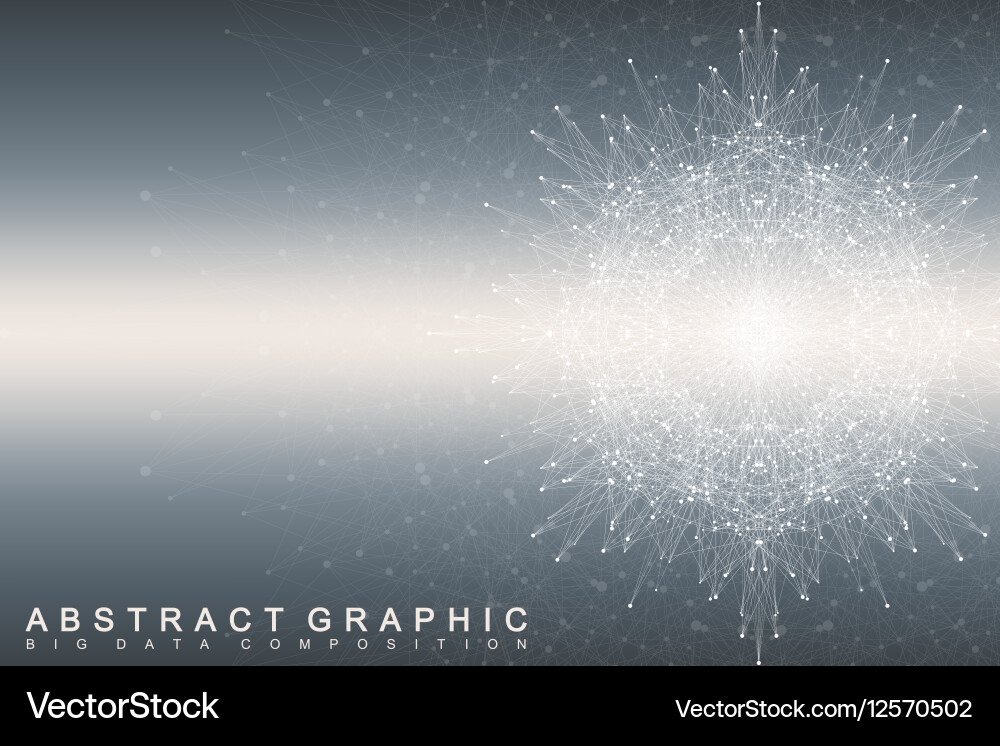 Data Network Abstract Background Vector Image