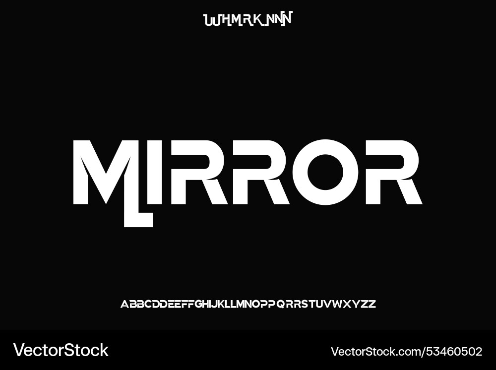 Display alphabet font design suitable Vector Image