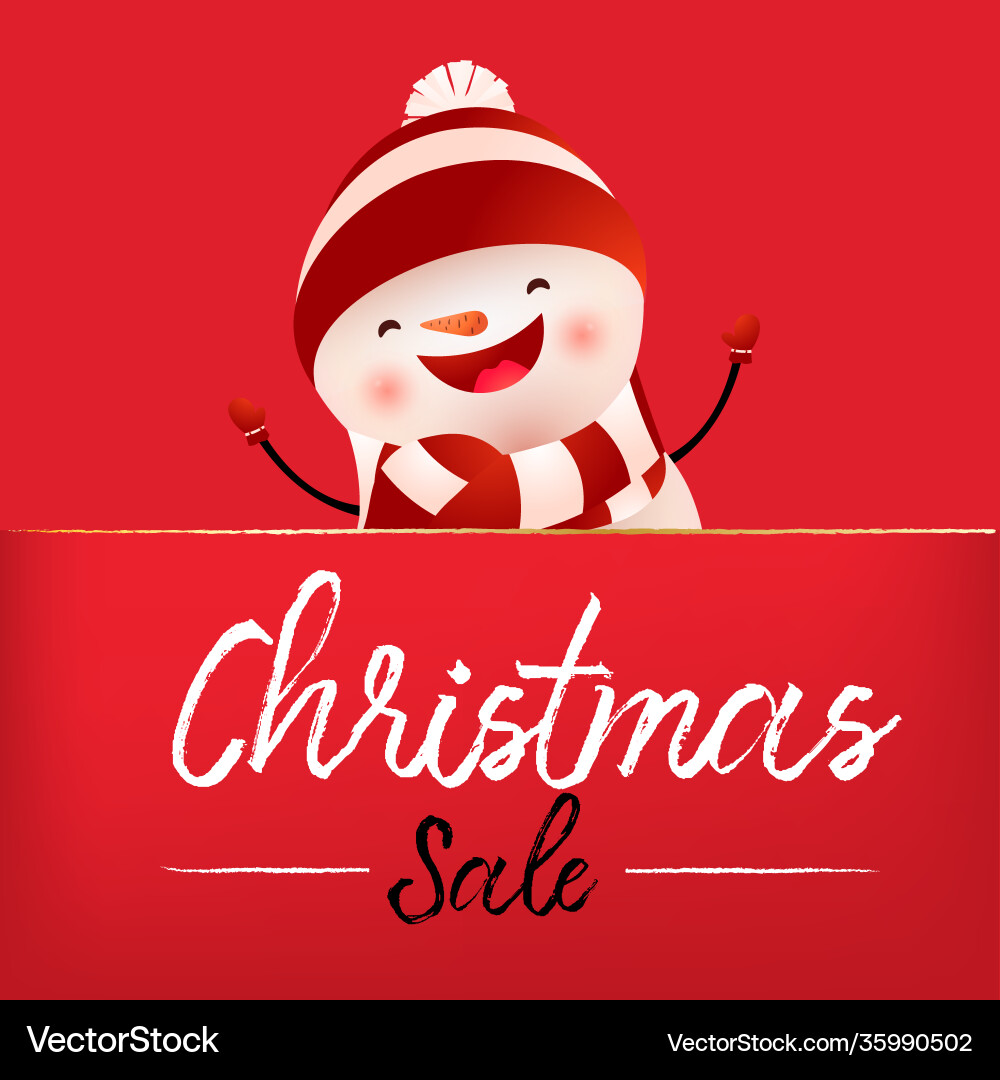 Weihnachtsverkauf rotes Banner Design mit Lachen Weihnachtsverkauf rotes Banner Design mit Lachen vektorbild