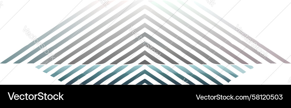 Abstract Gradient Line Waves Vector Image