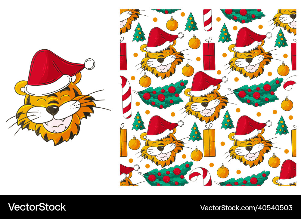 Cute set of element and seamless pattern ideal Cute set of element and seamless pattern ideal vector image