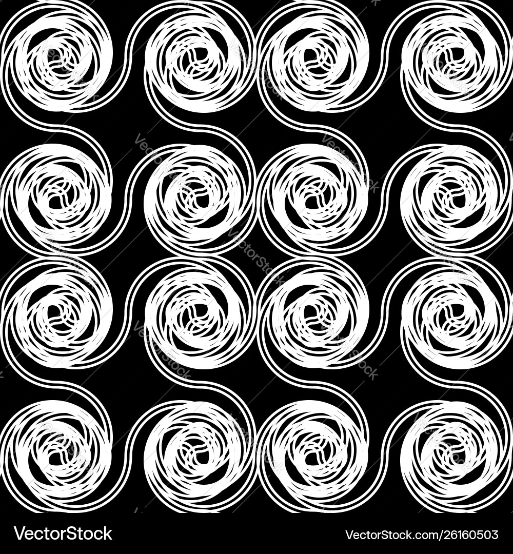 Design seamless spiral pattern Design seamless spiral pattern vector image