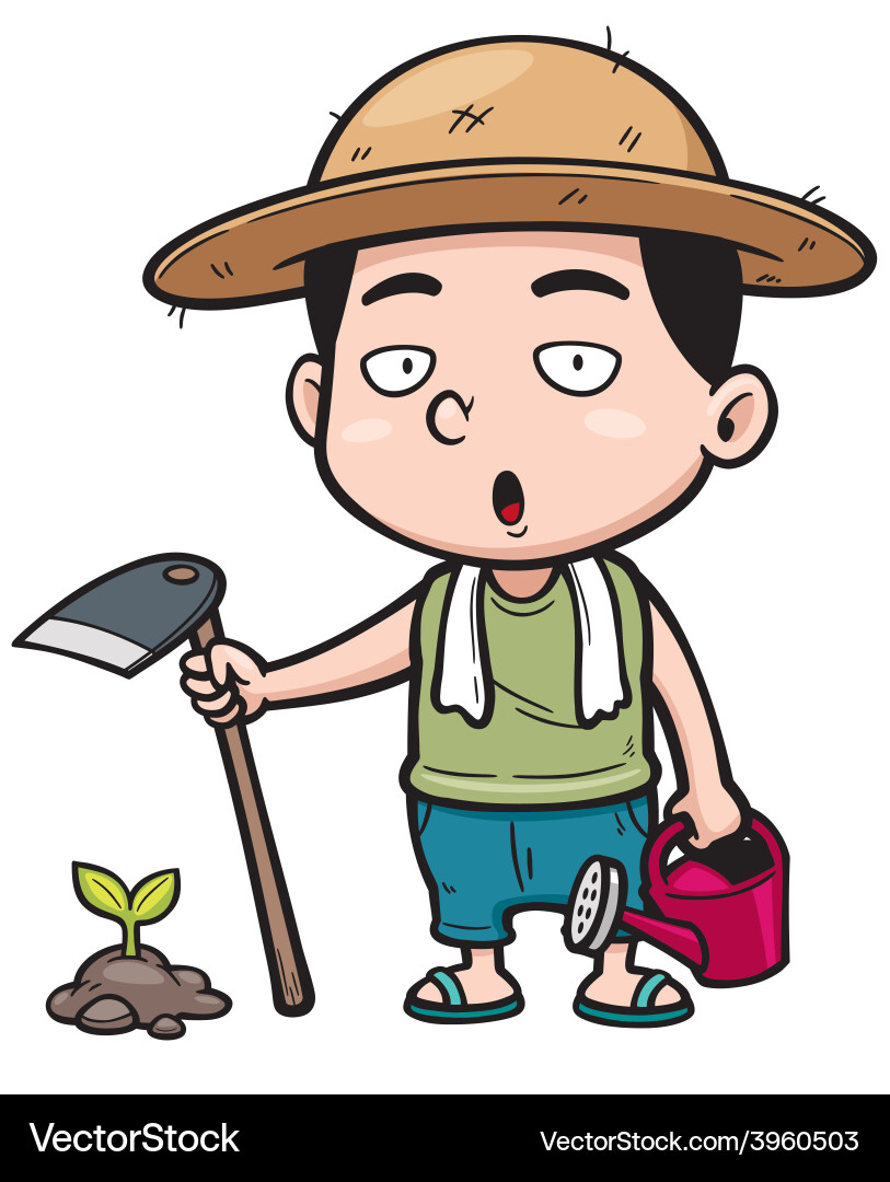 Farmer Royalty Free Vector Image - VectorStock