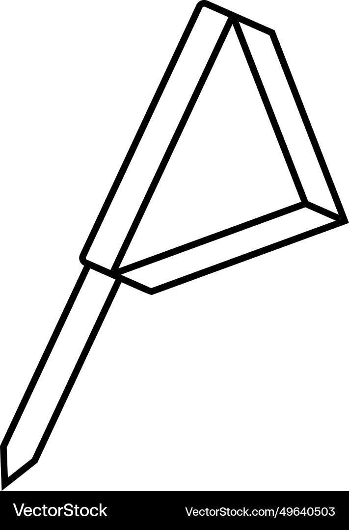 Flaggenzeiger Landkarte Lagelinie Symbol Flaggenzeiger Landkarte Lagelinie Symbol vektorbild