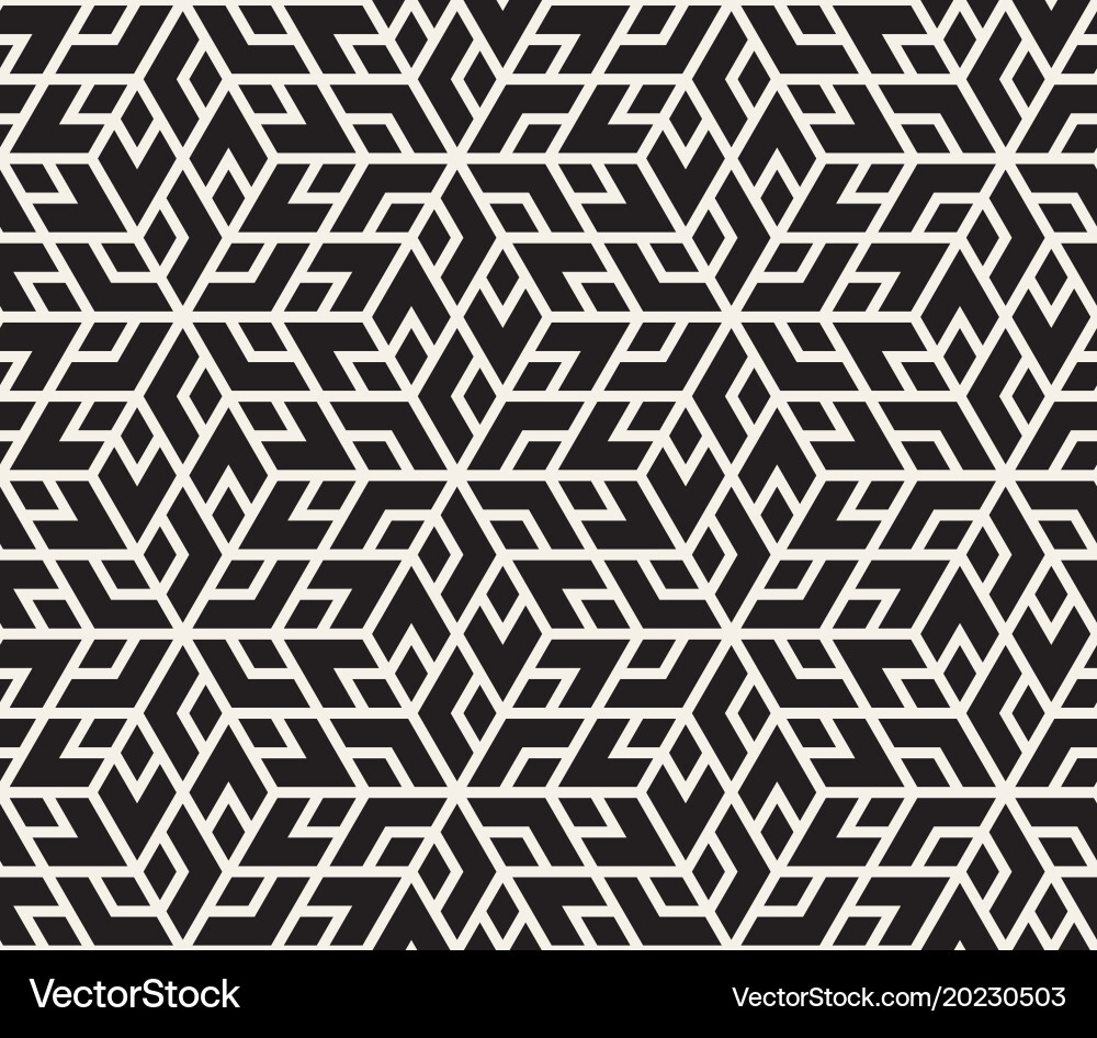 Geometric Abstract Tile Pattern Vector Image