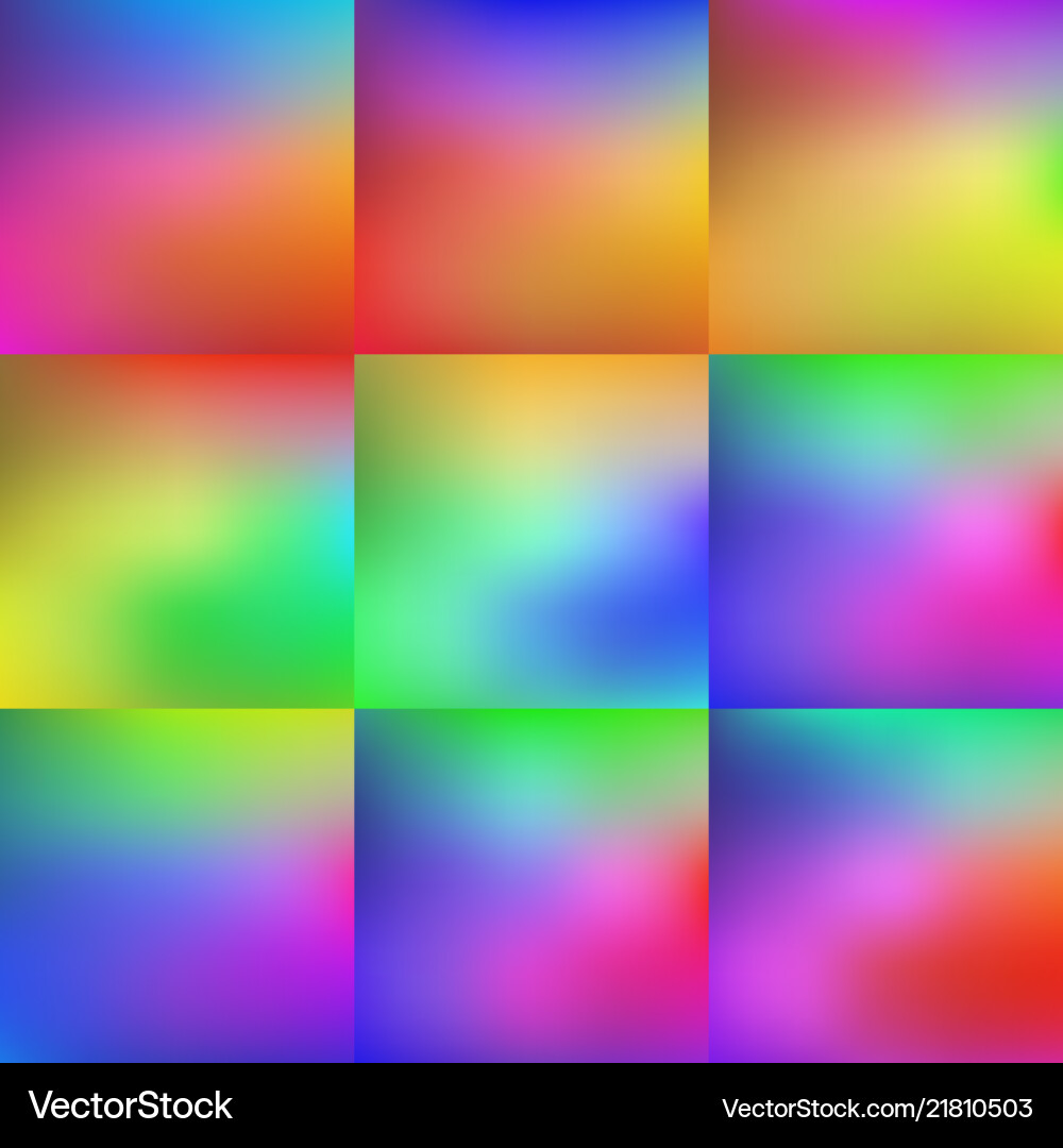 Set of colorful background Set of colorful background vector image